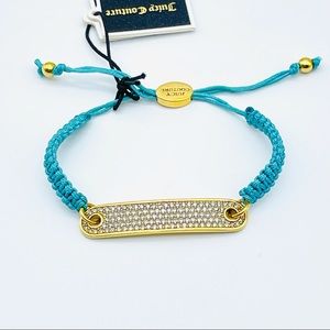 NWT JUICY COUTURE PAVE ID FRIENDSHIP BRACELET